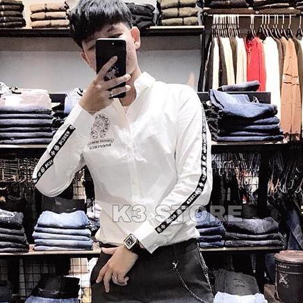 Áo Sơ Mi Phom Rộng Hai Túi Labelle S37