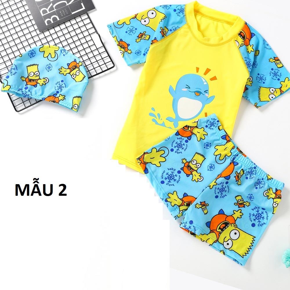 [HCM]Đồ bơi cho bé trai kèm nón bơi BT008