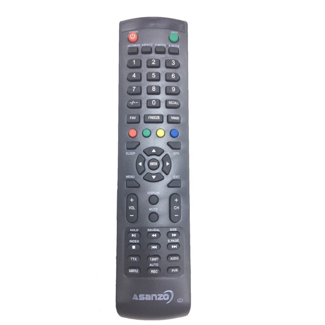 Remote điều khiển Tivi ASANZO Loại đẹp cho TV ASANZO