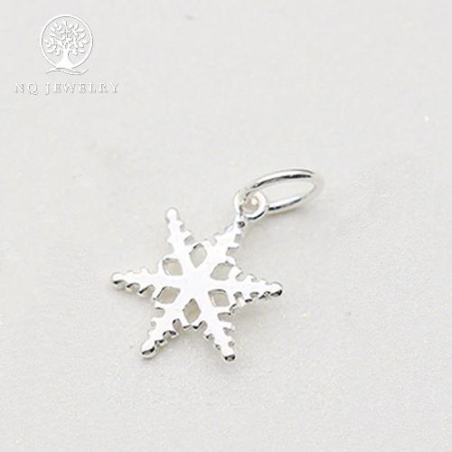 Charm bạc Mặt bông tuyết treo - NQ Jewelry