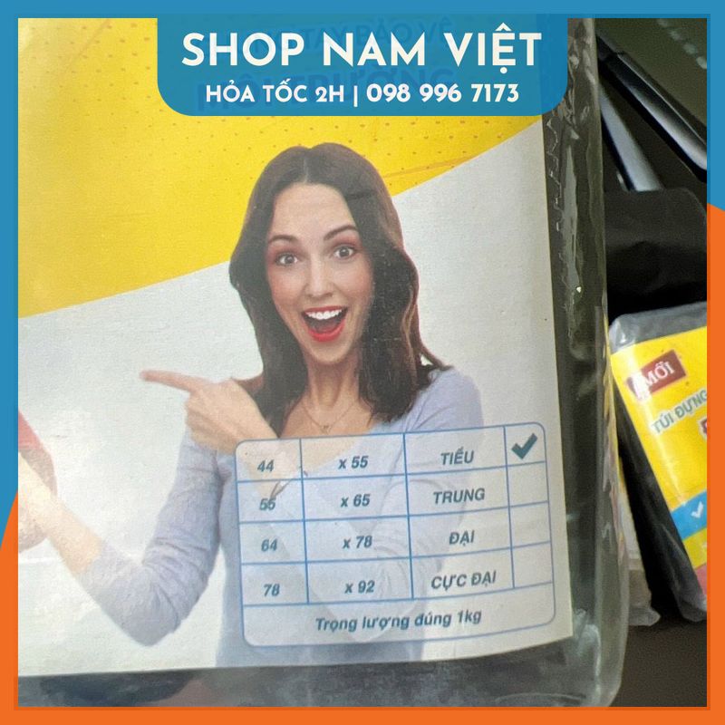Túi 3 Cuộn Rác Tự Phân Hủy Đệ Nhất (Lốc 1 Kg)
