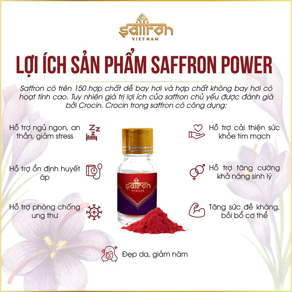 Bột Saffron nhụy hoa nghệ tây 1gr