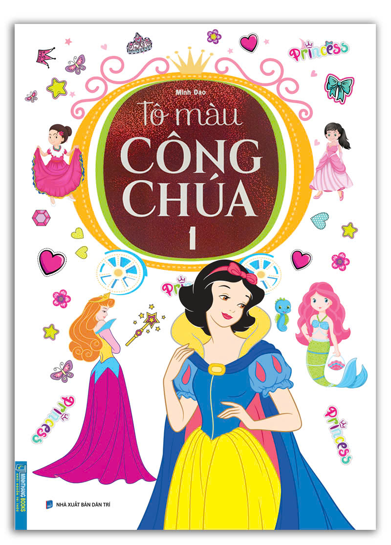 Sách - Túi Tô màu công chúa ( 5 cuốn )