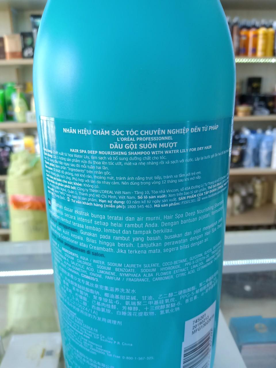Dầu gội Spa Loreal thư giãn 1500ml chính hãng