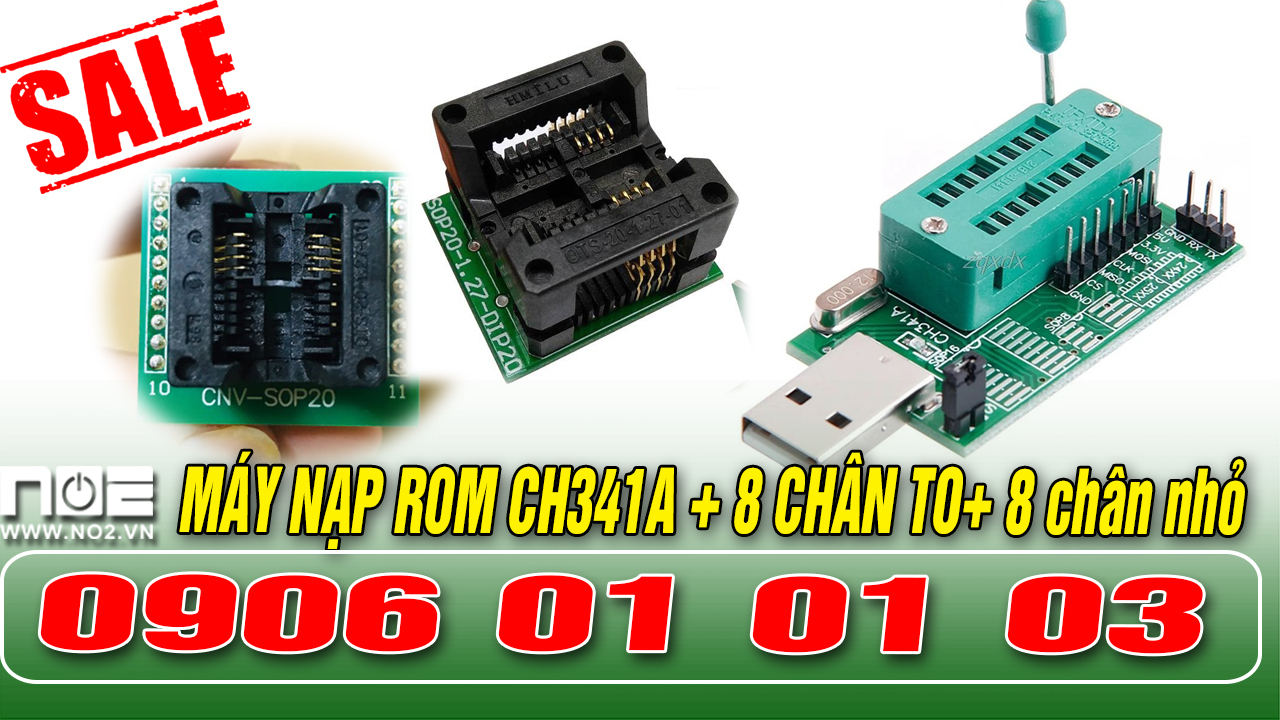 Máy nạp rom mini + 8 to+ 8 nhỏ