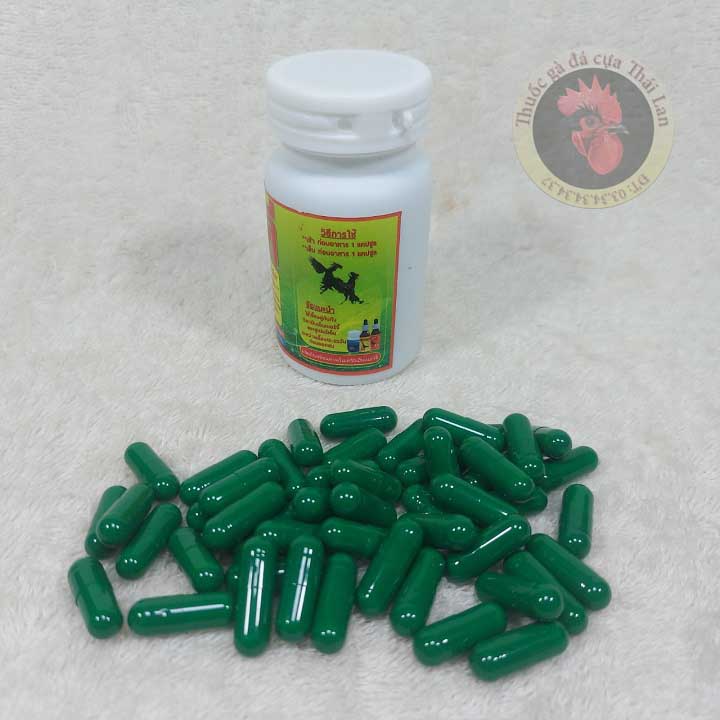 [HCM]thuốc bổ XANH cao cấp dành cho gà đá , gà ốm mau mập ( 1 lọ / 50 viên )