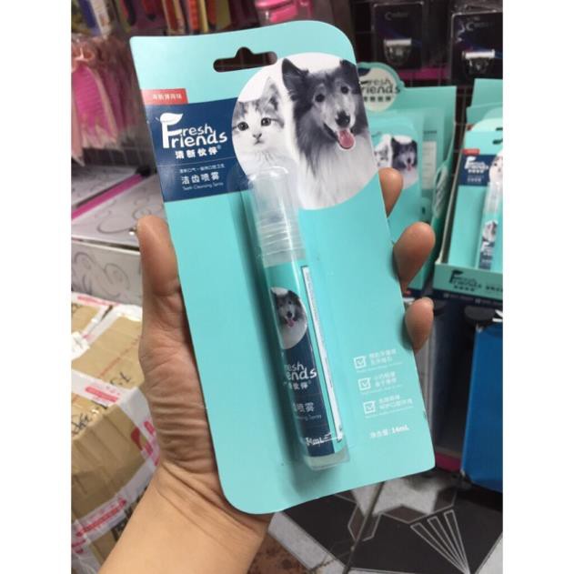 Xịt Thơm Miệng Vệ Sinh Răng Miệng Chó Mèo Fresh Friend