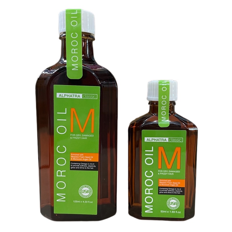 Tinh dầu dưỡng bóng tóc Alphatra Classic Moroc Oil 125ml ( USA )