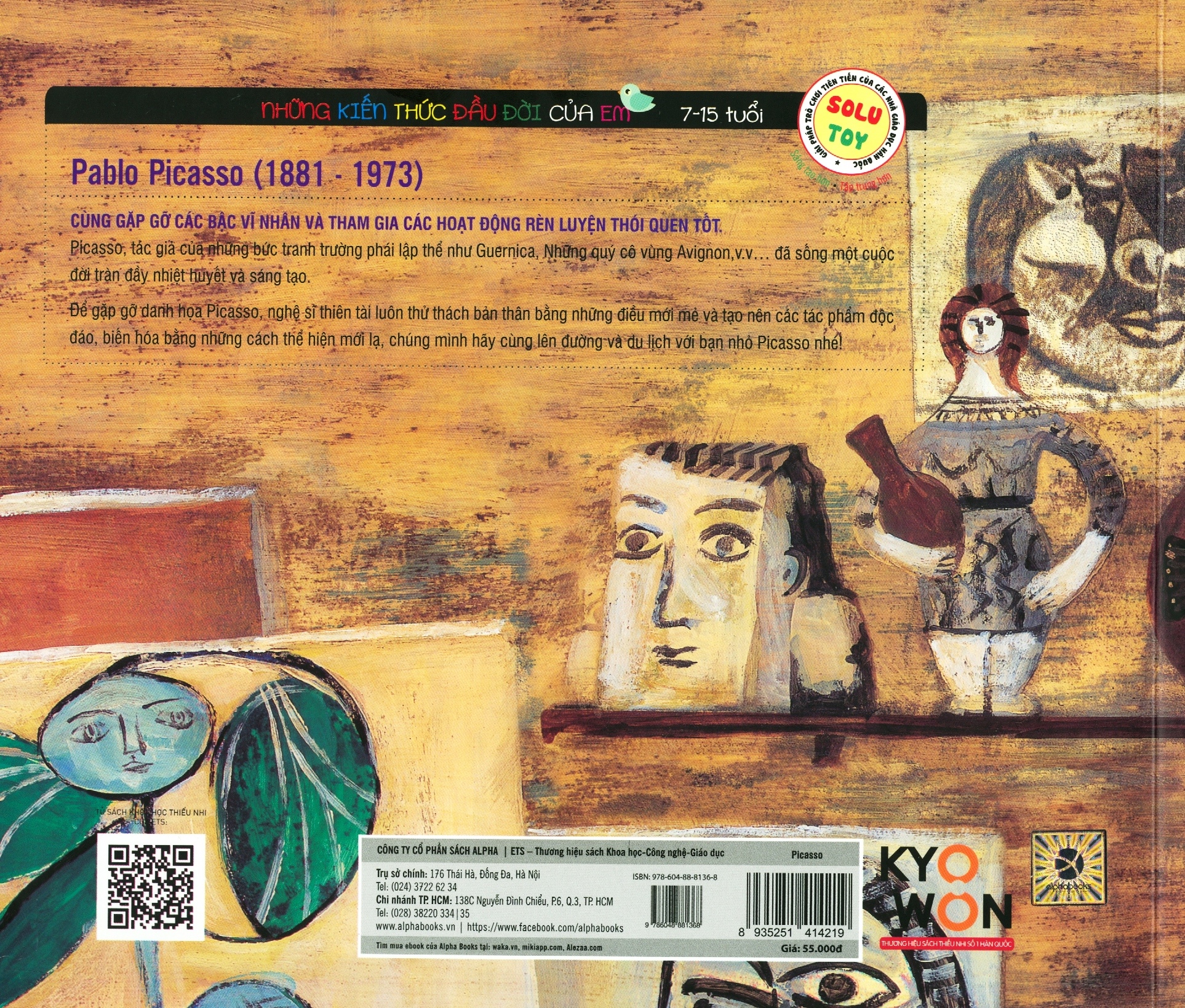 Những Bộ Óc Vĩ Đại - Danh Họa  Lập Thể  Picasso (Tái Bản 2019)