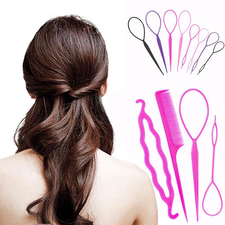 Bộ 4 Món Dụng Cụ Tạo Kiểu Tóc Đa Năng