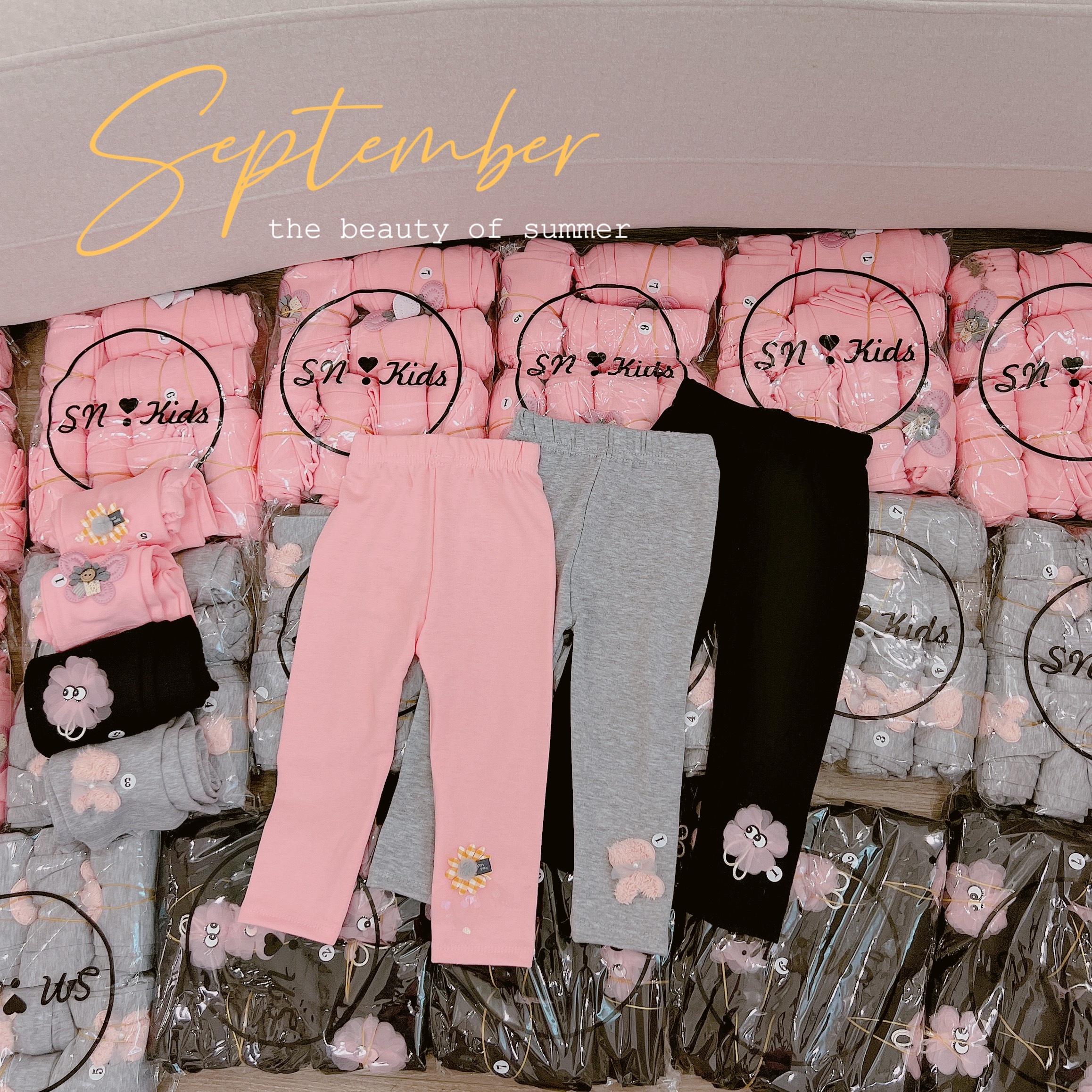 Quần legging bé gái cotton len 8-33Kg