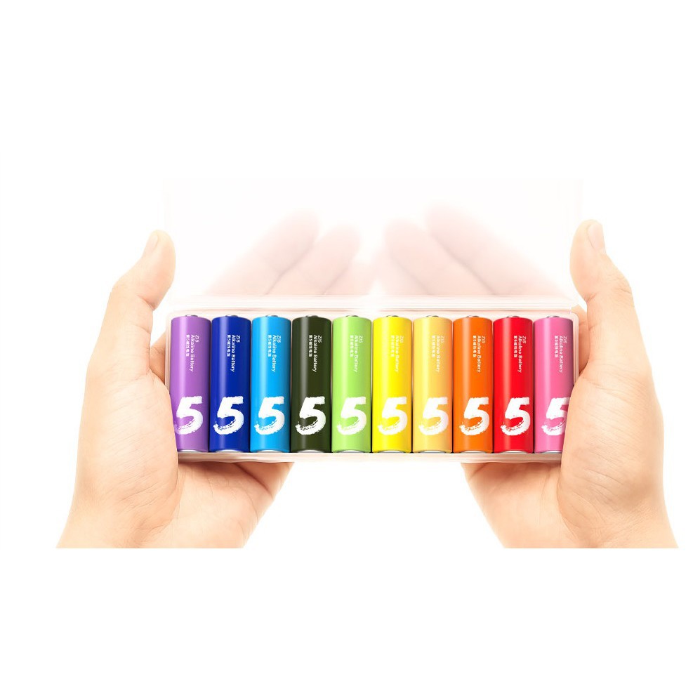 Pin tiểu AA số 5 Xiaomi Rainbow (hộp 10 viên) dung lượng cao