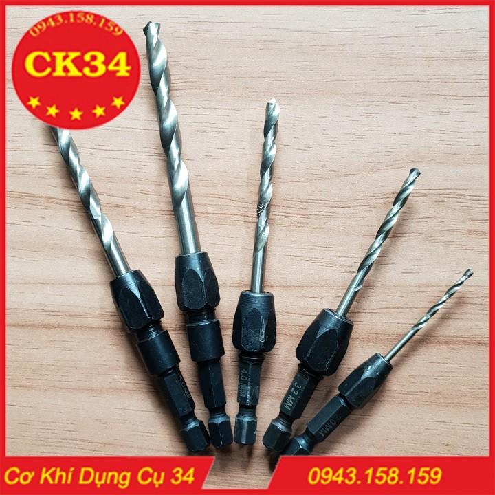 Bộ 5 mũi khoan đa năng thay chuôi lục giác