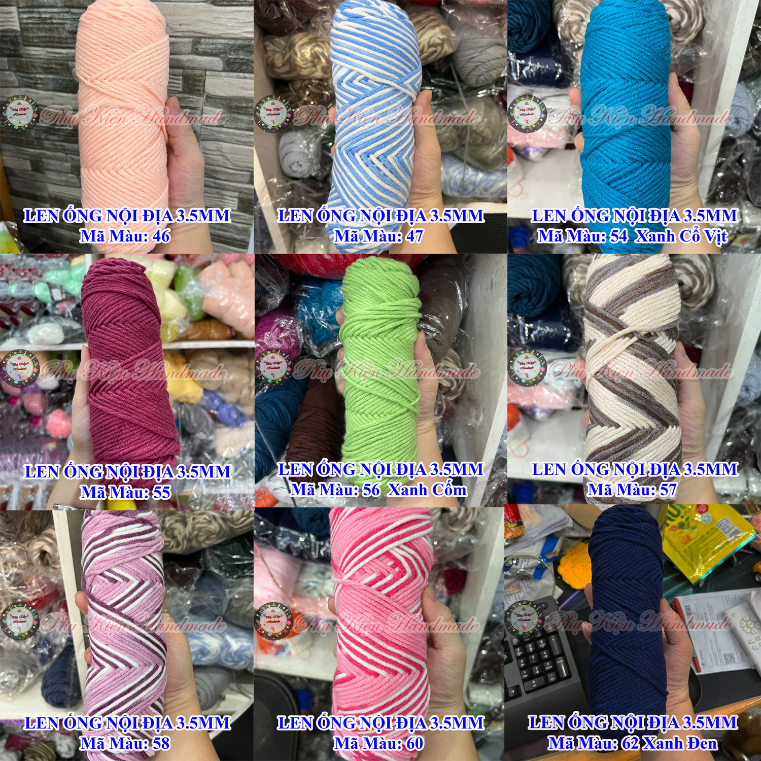Len Ống 3.5mm / Len Cotton Love