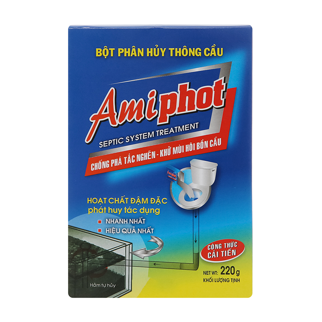 Bột Thông Cầu Cống Amiphot Hộp 220g