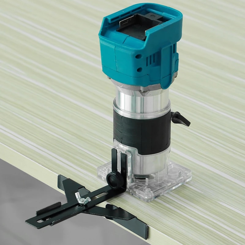Máy phay gỗ 1/4 không chổi than dùng pin makita