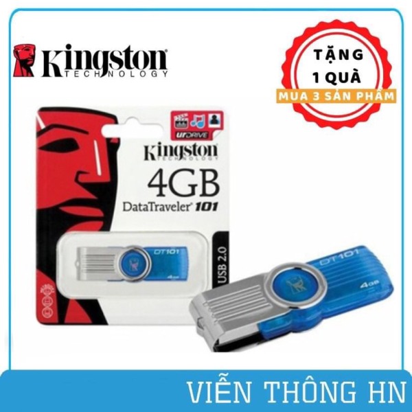 Bảng giá USB KINGSTON DT101 4GB giá rẻ đủ dung lượng bảo hành 1 đổi 1 ( xanh lam đậm ) - vienthnghn Phong Vũ