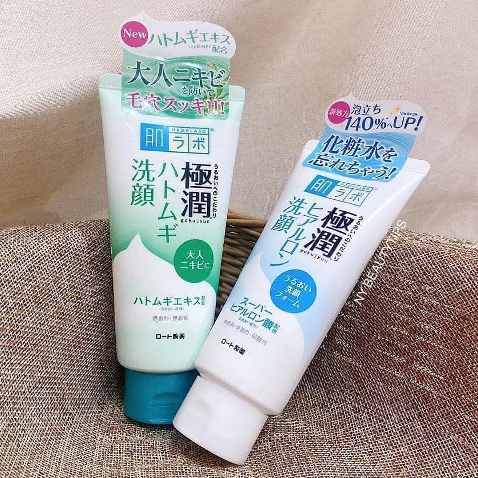Sữa rửa mặt TẠO BỌT Hada Labo tuýp NHẬT BẢN
