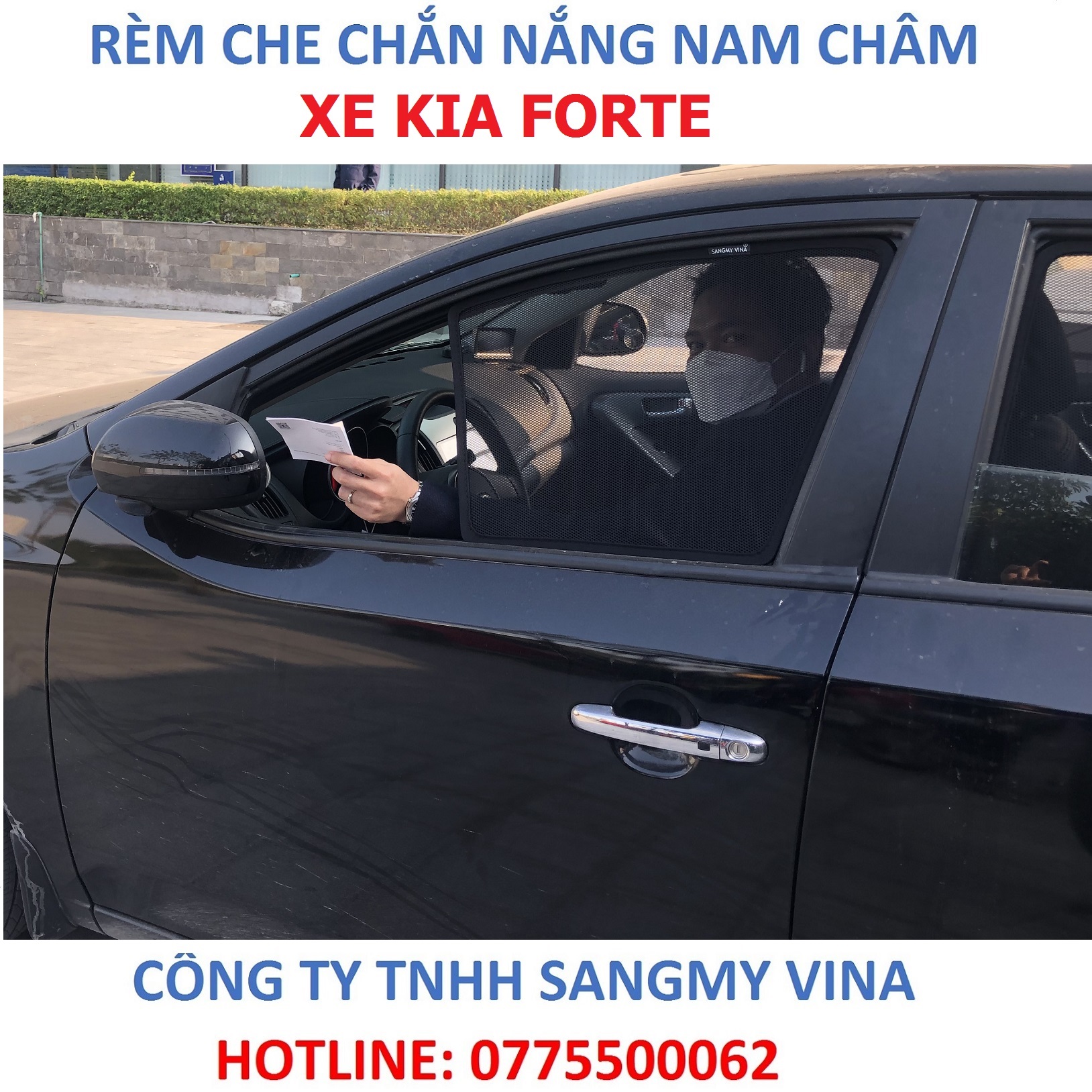 RÈM CHE CHẮN NẮNG NAM CHÂM XE KIA FORTE