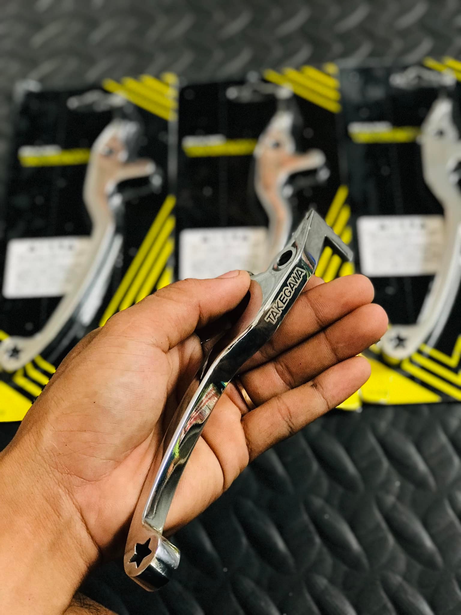 Tay thắng Takegawa Inox 304 đặc