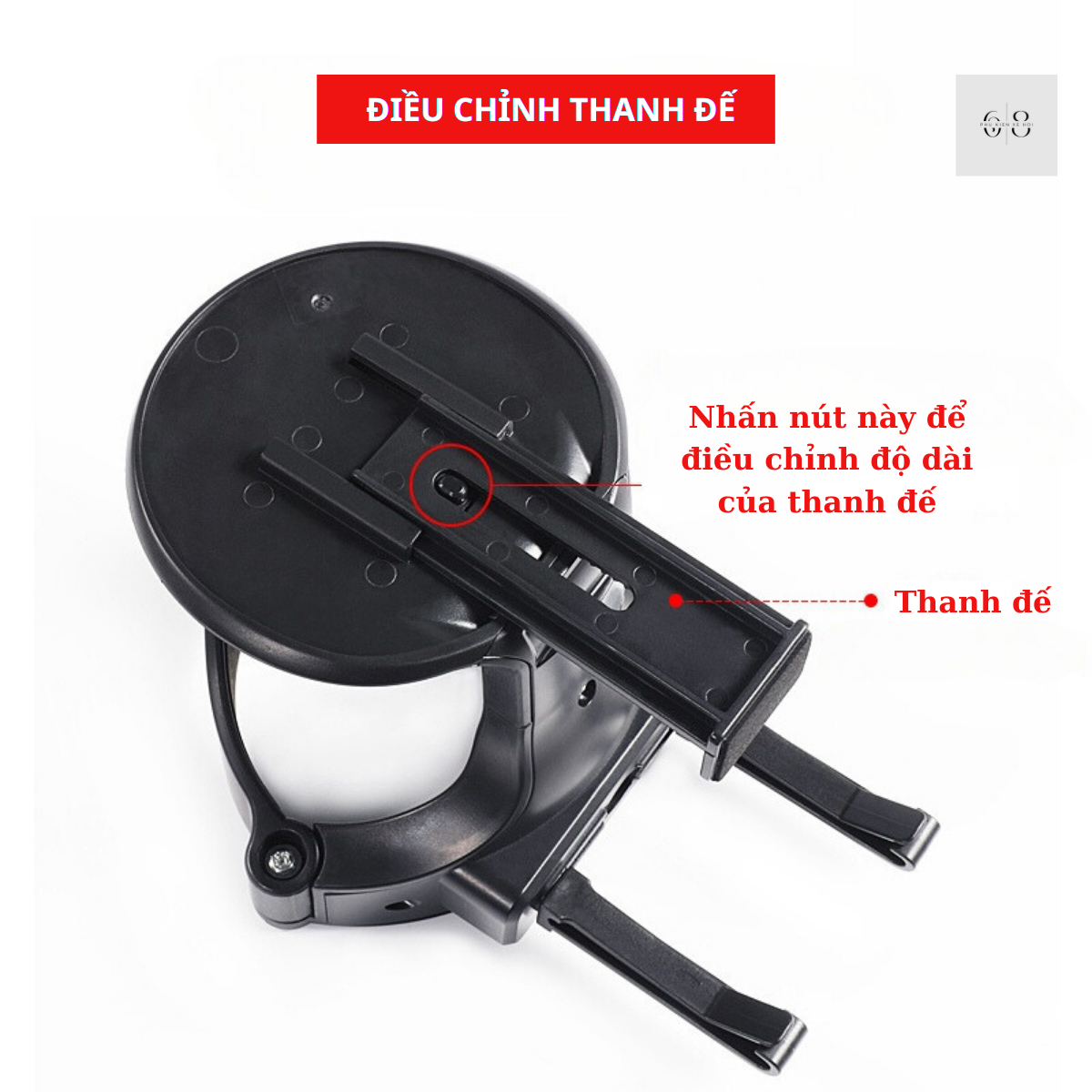Giá Để Cốc Trên Xe Ô Tô, Gắn Cổng Điều Hòa Không Khí, Gấp Gọn Lại Được Thông Dụng, PKXH68