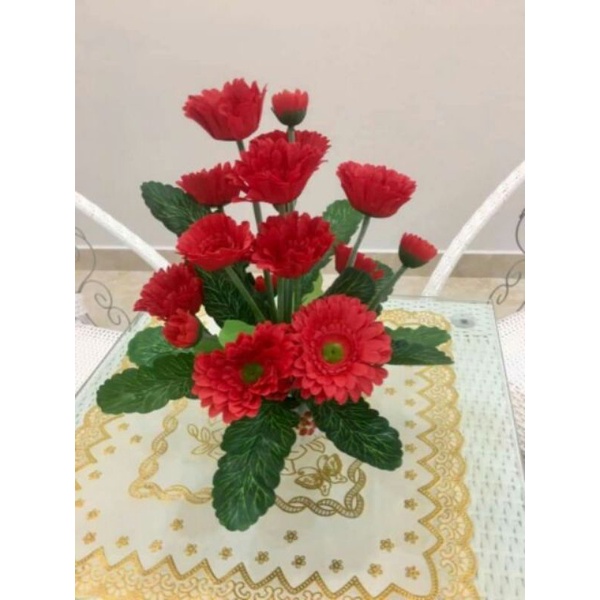 cụm hoa đồng tiền giả cao cấp