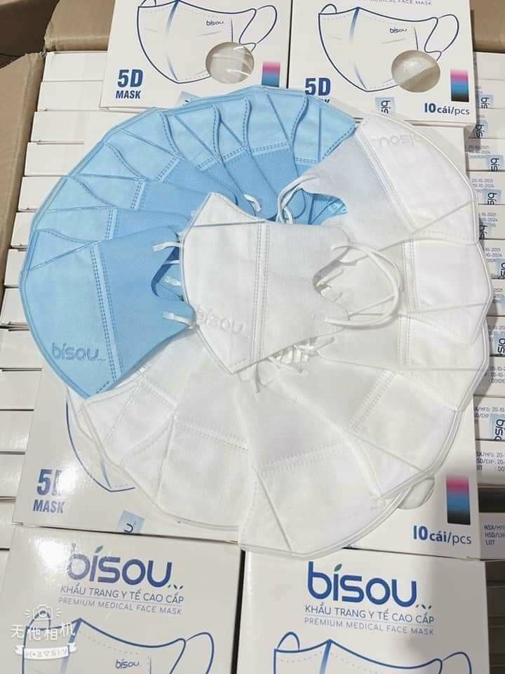 KHẨU TRANG Y TẾ CAO CẤP 5D BISOU