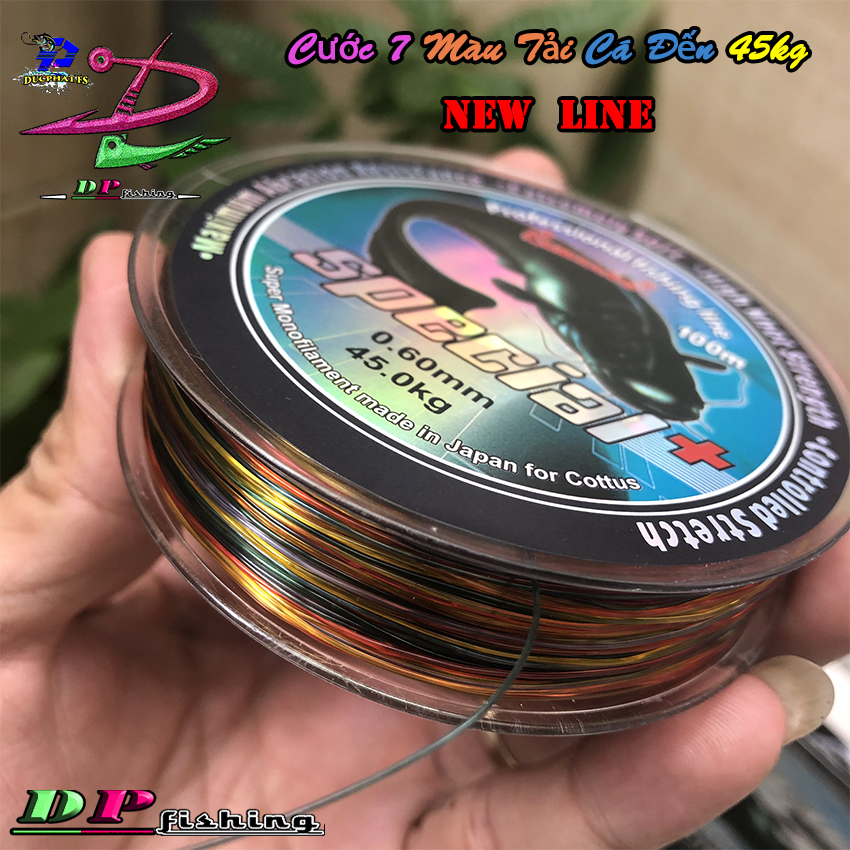 Dây cước câu cá 7 SPECIAL màu 100m tải cá đến 45kg