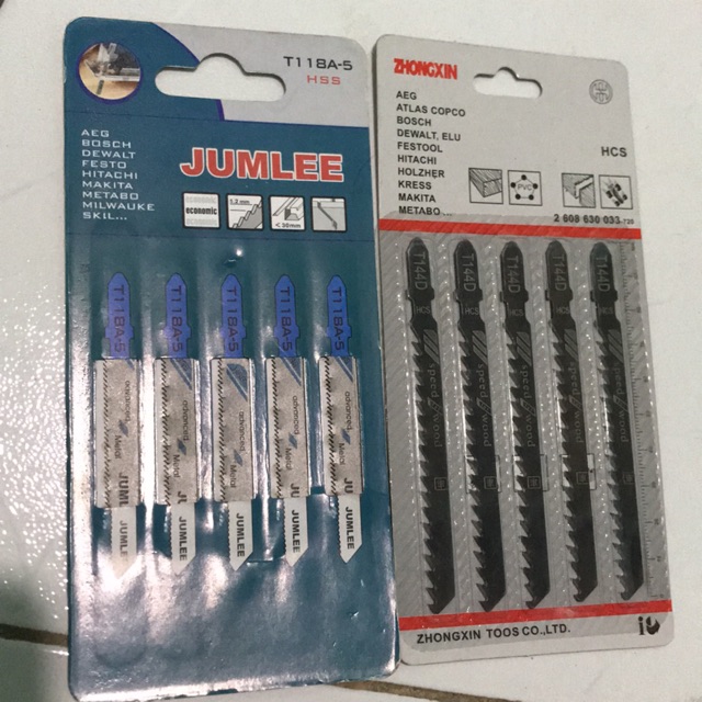 Lưỡi cưa lọng gỗ-sắt 1 vĩ 5 lưỡi