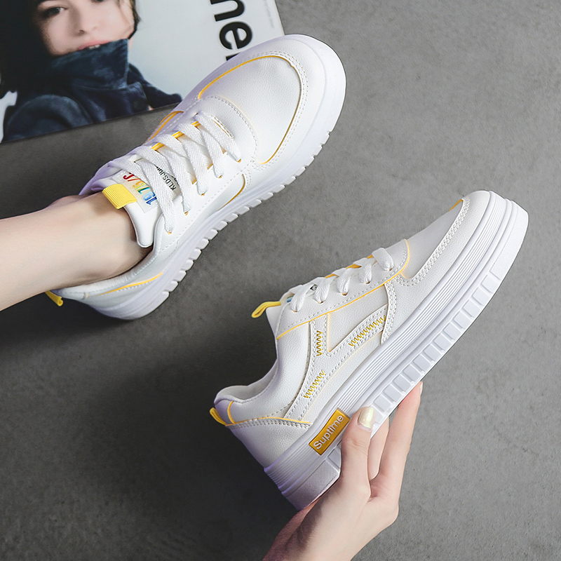 Sneaker Nữ Giày ULZZANG đế phẳng 3P Hoạ Tiết