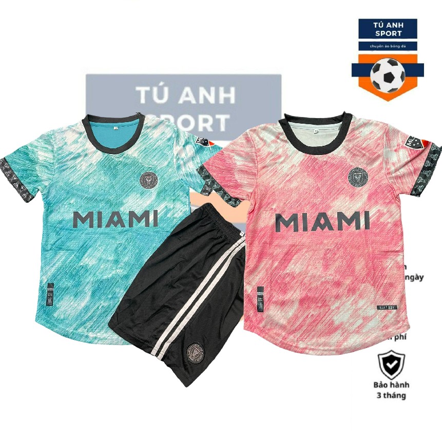 Bộ Quần Áo Trẻ Em Bóng Đá Clb Miami Áo Đá Banh Miami Vải Mè Thái Cao Cấp -  Mixasale