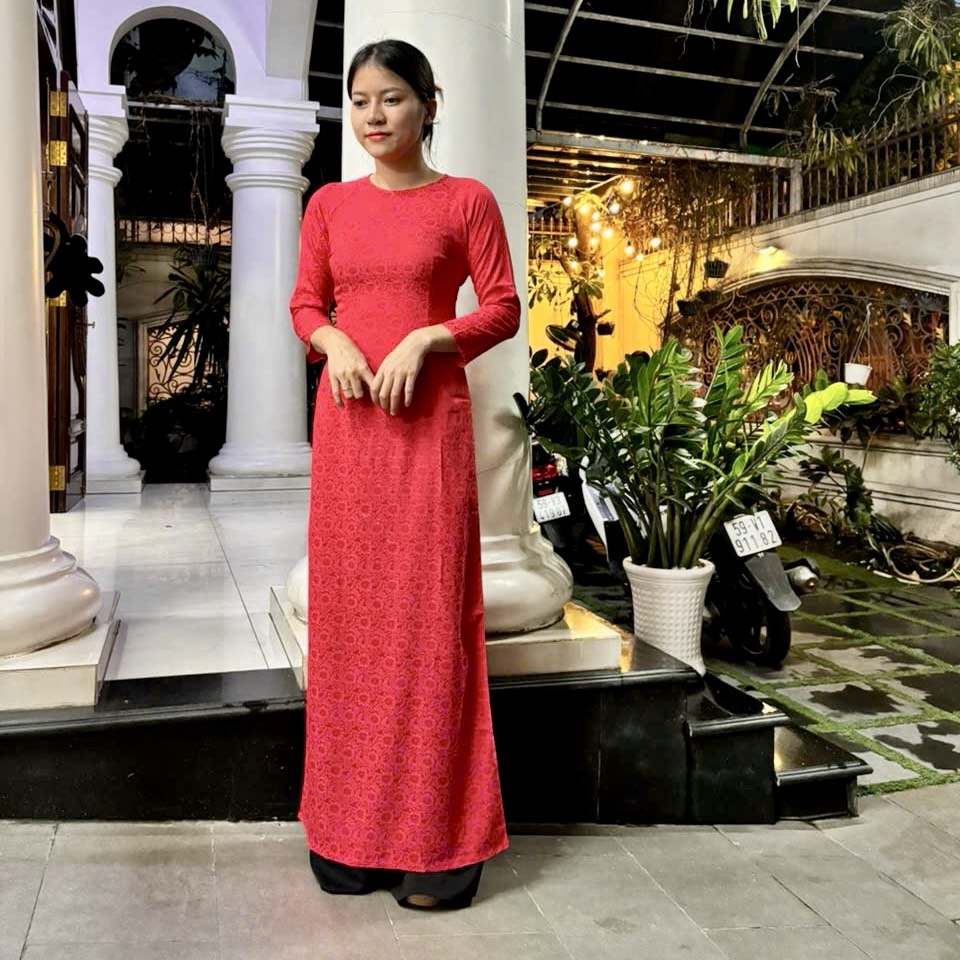 ÁO DÀI GẤM HÀNG LOẠI 1 CAO CẤP