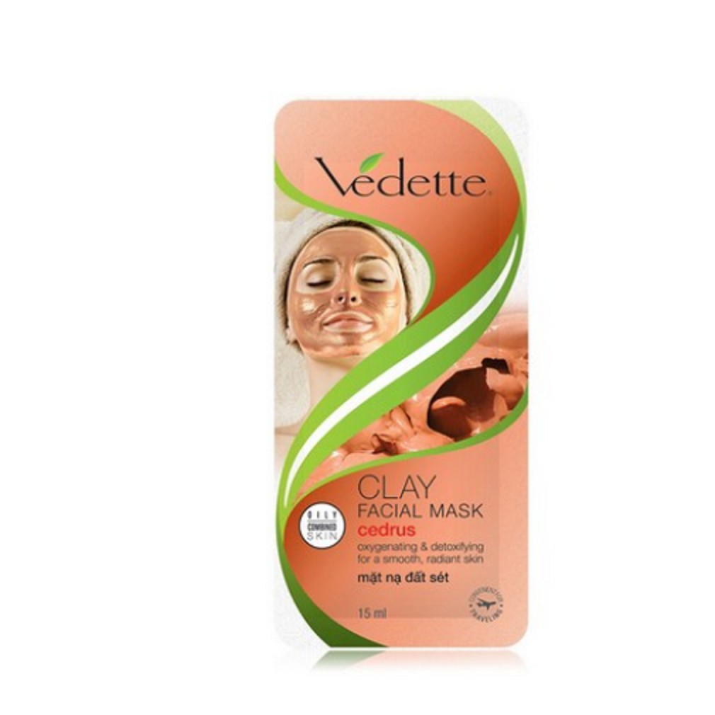 Mặt Nạ Đất Sét Đỏ Cedrus Vedette 15Ml