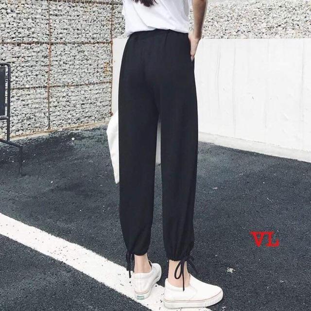 Quần ống suông dây rút BLA0719