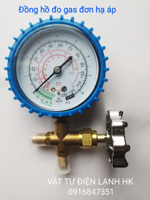 Đồng hồ đo nạp gas đơn Cao áp - Hạ áp