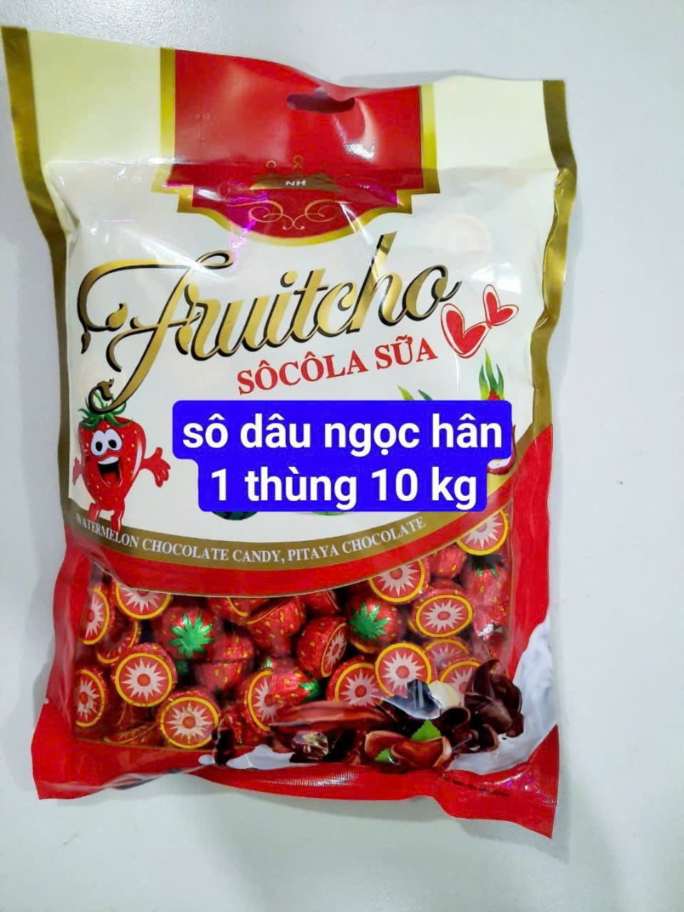 SOCOLA TẾT HÌNH TRÁI CÂY GÓI 1KG
