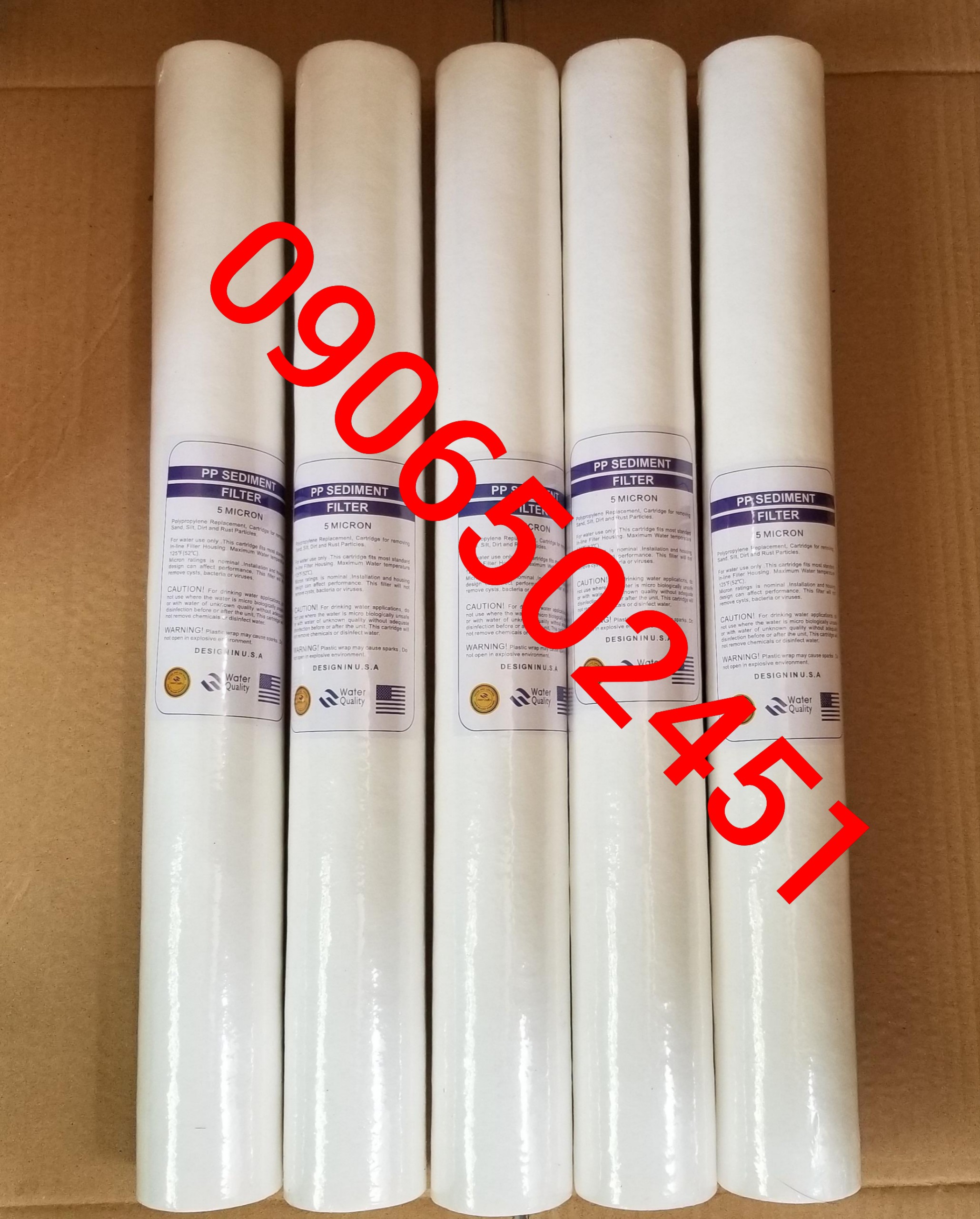 [HCM]COMBO 10 Lõi lọc nước số 1 PPF 20 inch CHUẨN USA Dùng trong máy lọc nước tinh khiết R.O Tuổi thọ 3-4 tháng