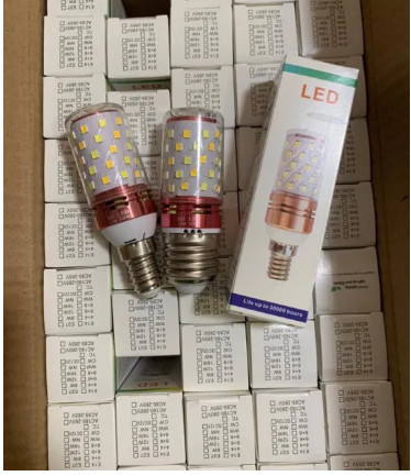 Combo Bóng đèn Led Bắp Ngô 3 Chế Độ 12w E27 E14