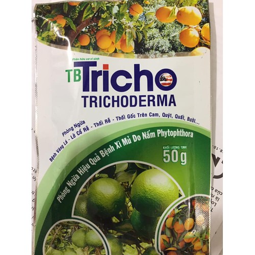 Chế phẩm Trichoderma phòng nấm bệnh cây trồng gói 50gr