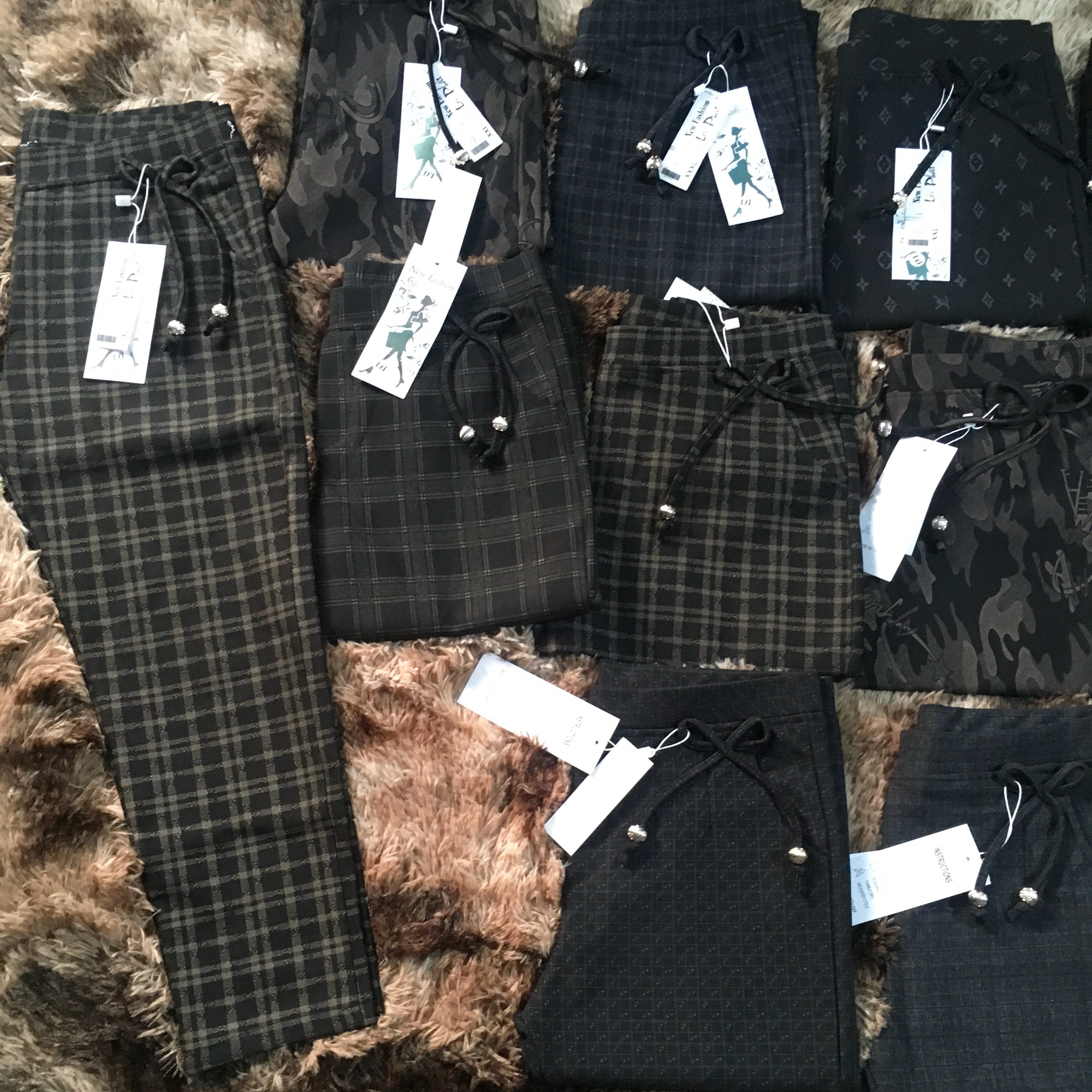 Quần cotton lửng 9 tấc sọc