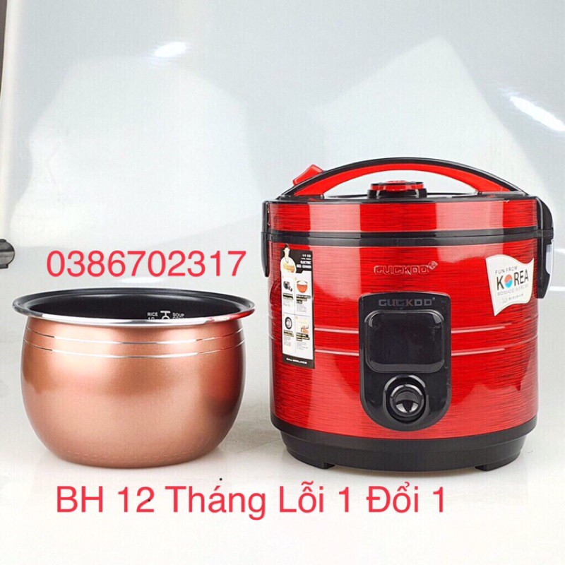 Nồi Cơm Điện Lòng Gang Siêu Dày 1,2L - 1,8L Nấu Cơm Ngon Bảo Hành 12 Tháng