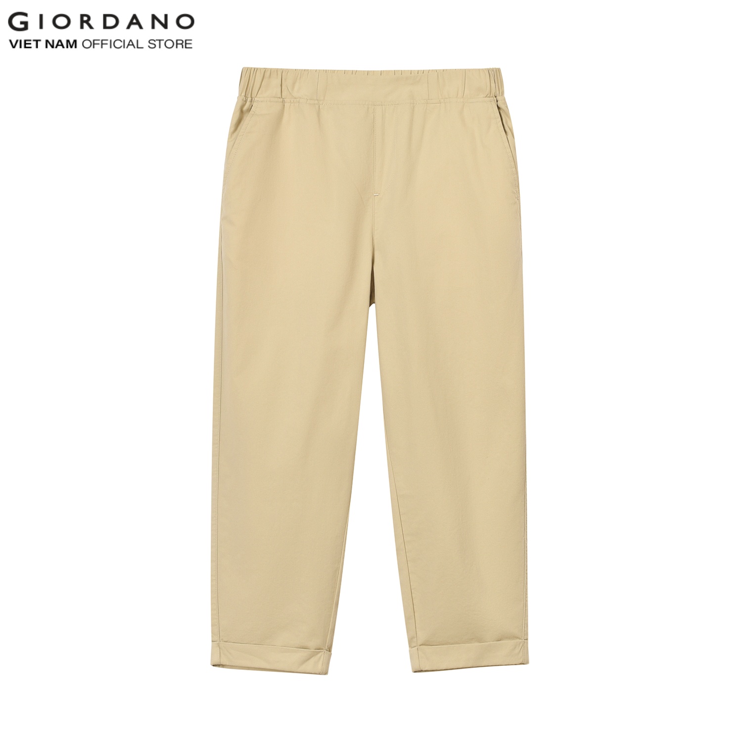 GIORDANO Quần Lửng Nữ Cotton Capri Long Pants 05420256