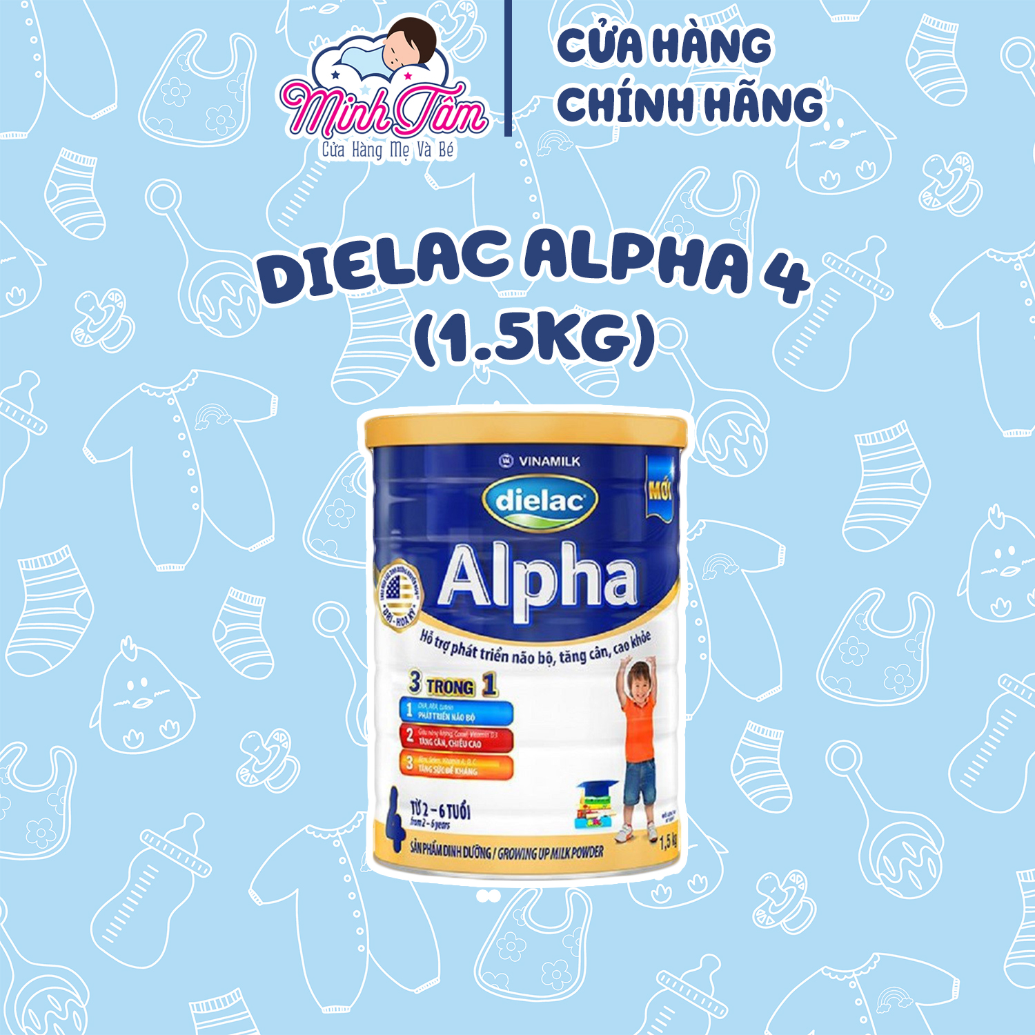 Sữa bột Dielac Alpha 4 (1500g)
