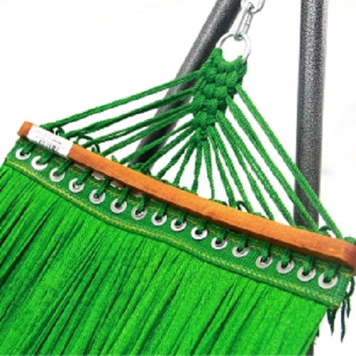 Võng lưới cán gỗ bản to đại