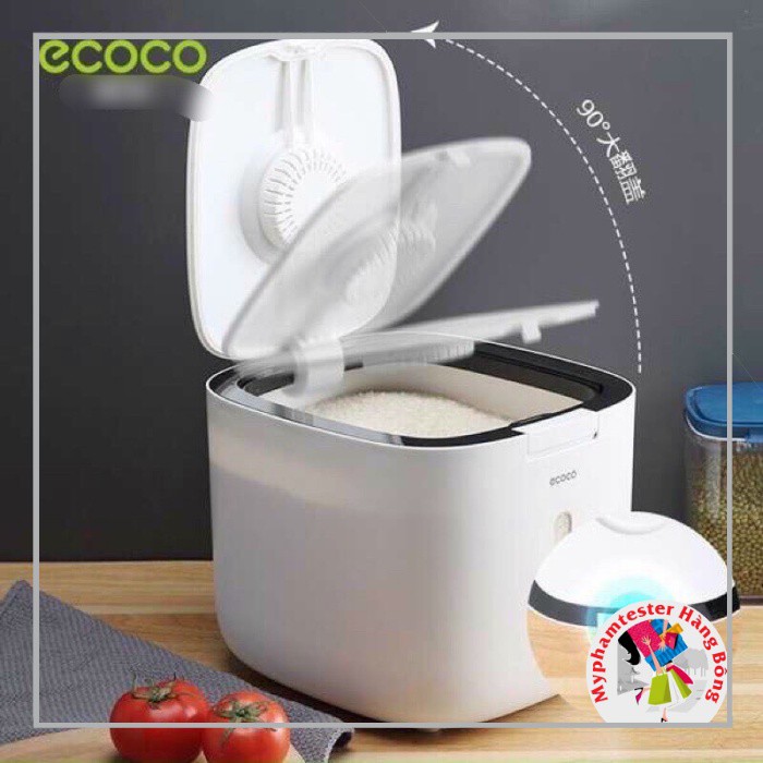 (HÀNG ĐẸP) Thùng đựng gạo nhựa kèm cốc đong