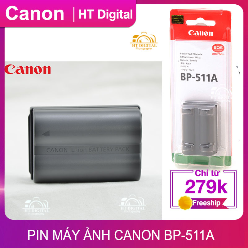 Pin Canon BP511A cho máy ảnh Canon 300D 5D 20D 30D 40D 50D BP-511A