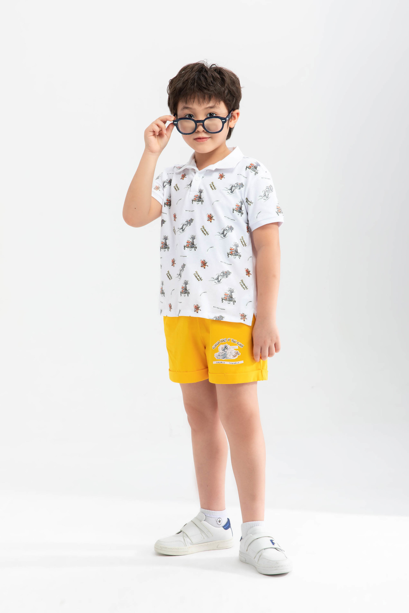 Quần bé trai thiết kế IVY moda MS 21K1213