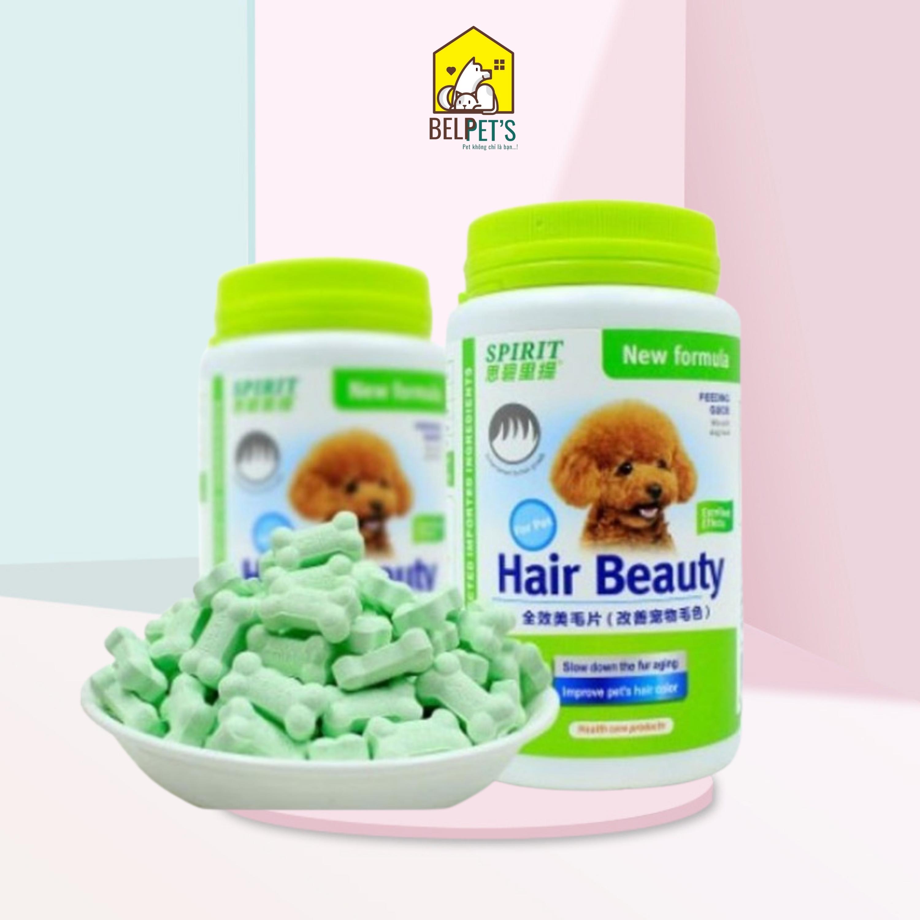 Viên mượt lông cho chó, vitamin mượt lông cho poddle, mịn, giảm rối ở lông poodle