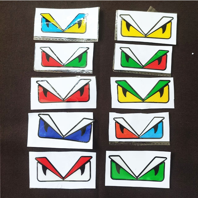 [HCM][KHÔNG THỂ RẺ HƠN] COMBO 2 TEM NỔI MẮT CÚ FENDI TRANG TRÍ XE NÓN BẢO HIỂM SIÊU CÁ TÍNH ( MÀU NGẪU NHIÊN)