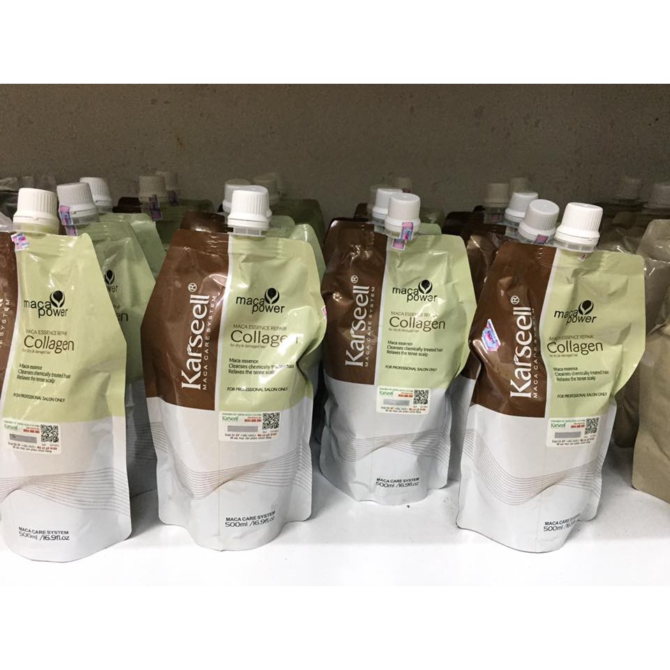 Hấp phục hồi Tóc Collagen Karseell Maca 500ml
